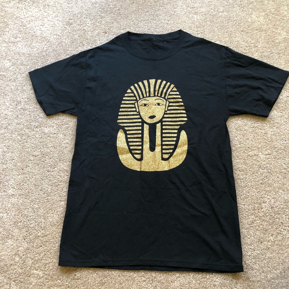 Pharaoh Black Glitter T-Shirt